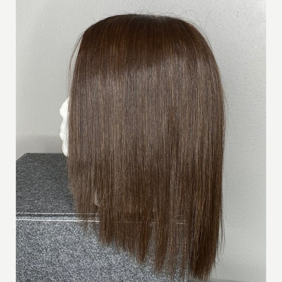 DIMPLES Hair Topper Synthetic Hair Clio 14 - Dark Chocolate - Picture 4 of 5